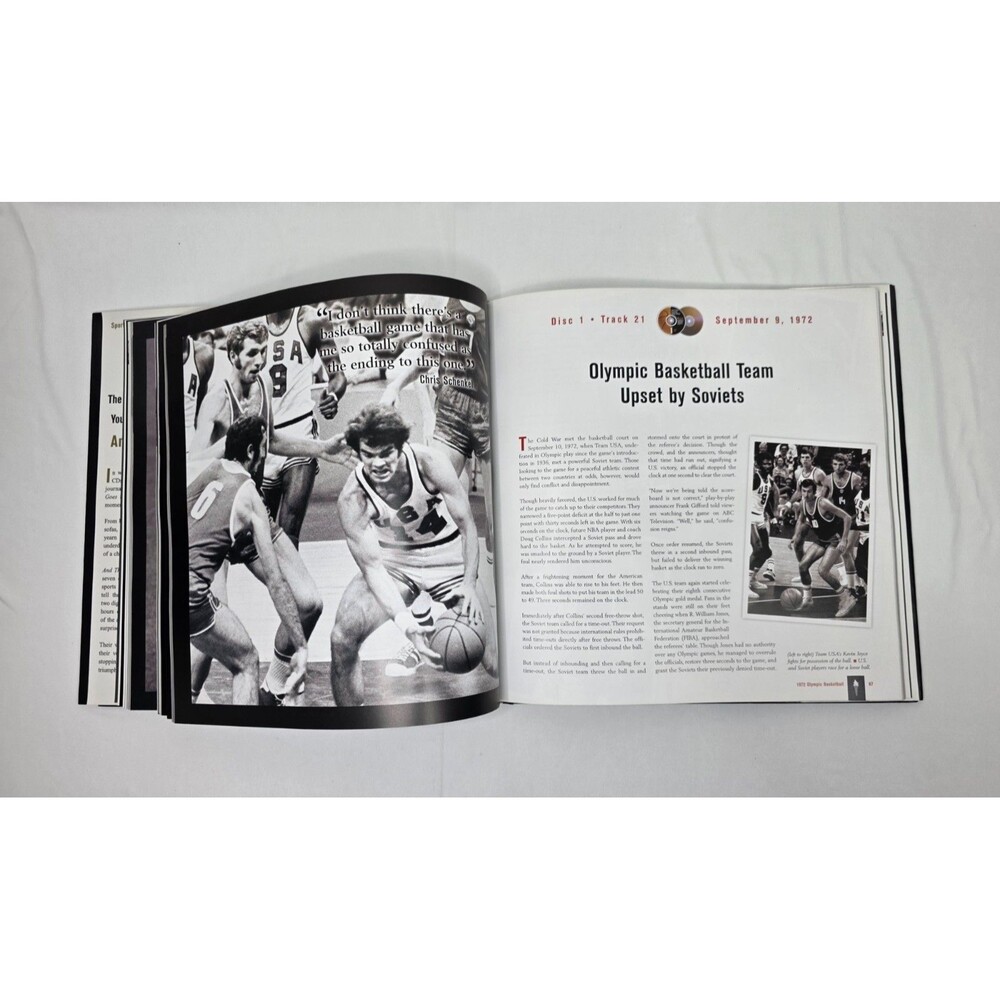 And the Crowd Goes Wild | Hardcover Book with 2 Audio CDs | 1999 Sports History - Picture 15 of 16